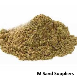 River sand supplied for construction and finishing requirements in Bangalore.